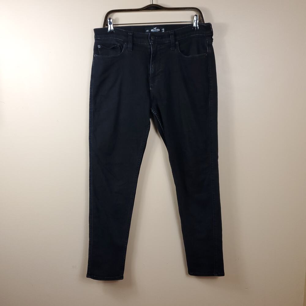 Hollister Advanced Stretch Taper Jeans in Black Size 32x32